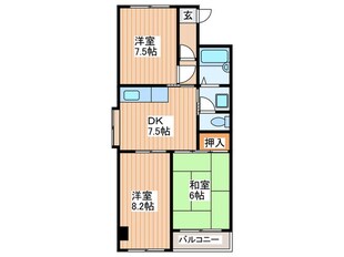 第３八幸マンションの物件間取画像